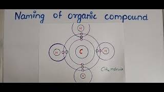 Naming of organic compounds Part 1 Tetravalent bonds of carbon [upl. by Kwei453]