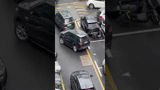 Prank to parking driver car parking sportscar parallel easyparking [upl. by Aronoff]