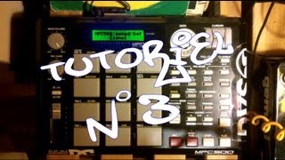 MPC500 Tuto n°03  Sampler  Découper  Renommer  Traiter [upl. by Odlamur]