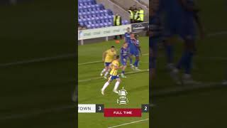 Zach Mitchell nods home in FA Cup clash ColU Football Goals [upl. by Iohk]