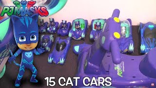 PJ Masks  15 Official Cat Cars In Real Life [upl. by Allenad]