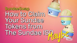 How to Claim Sundae Tokens Like from Staking in the SundaeSwap ISO [upl. by Meg71]