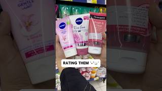 Rating drug store face cleanser 🫧 explore fyp shorts Subscribe for more skincare contents [upl. by Zoeller]