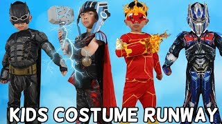 Kids Costumes Runway Show Best Halloween Dress Up CKN [upl. by Enyrehtak]