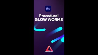 Procedural Glow Worms in After Effects  Tutorial [upl. by Ttereve]