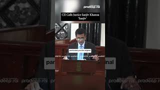 My Successor Justice Sanjiv Khanna  CJI DY Chandrachud [upl. by Mchenry]