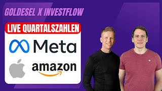 Quartalszahlen Live bei Apple Meta amp Amazon [upl. by Elletnahs408]