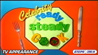 Claire Richards amp Lee Latchford Evans Steps on Celebrity Ready Steady Cook 20th July 2001 [upl. by Elysha518]