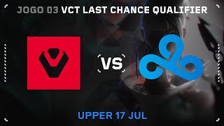 Cloud9 x Sentinels Mapa 3 Split  VALORANT Last Chance Qualifier Americas [upl. by Valerio269]