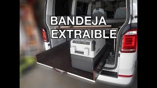 CAMPERIZAR FURGONETA  Montaje Bandeja Extraible [upl. by Sauer]