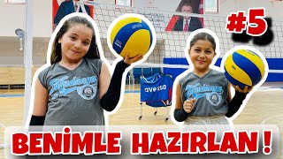 KURS VLOG  Voleybol Kursuna Benimle Hazırlan 5 [upl. by Neelhtak]