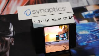 Synaptics 4K Micro OLED VR Display Driver enables affordable 13quot 4Kx4K 120hz VRMR Display Market [upl. by Karina]