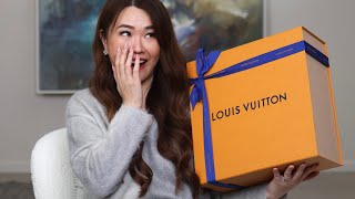 FINALLY My First Louis Vuitton Bag in 3 Years Plus Huge RTW Haul from LV DIOR GUCCI Designers [upl. by Lethia366]