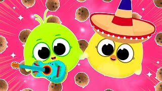 Learn Fruits With Songs For Children  YUMMY YUMMY 🍌🥥🍍 Fruit and Vegetable Names with Giligilis Song [upl. by Cherie]