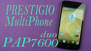 Распаковка Prestigio MultiPhone 7600 Duo [upl. by Humo]