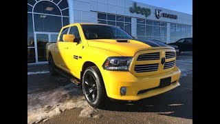 2016 Dodge Ram 1500 Sport Crew Low KM LeatherCloth Sunroof Grove Dodge [upl. by Walling]