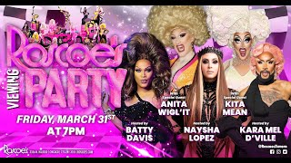 Kita Mean amp Anita Wiglit Roscoes RuPauls Drag Race Season 15 Viewing Party [upl. by Claude]