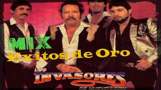 Los Invasores de Nuevo León  Mix de Éxitos de Oro [upl. by Yetta822]