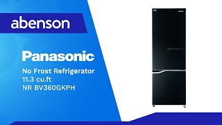 Panasonic NR BV360GKPH Refrigerator  Abenson [upl. by Kcirednek]