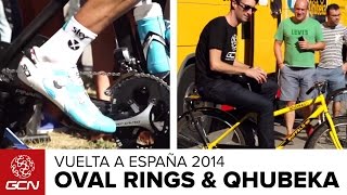 Oval Chainrings amp Qhubeka Bikes  Vuelta A España 2014 [upl. by Nottus]