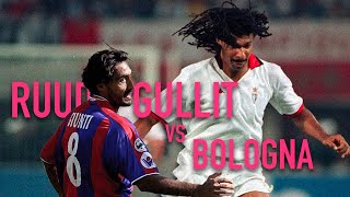 Ruud Gullit vs Bologna  Destroying Gianluca Pessotto  08081992 [upl. by Ailhad]