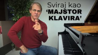 TIHOMIR  Sviraj kao PRO Bluz rok džez pop ili šta god MAJSTOR KLAVIRA kurs 🎹 [upl. by Nnyleuqaj]