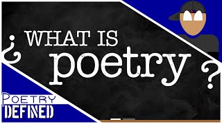 What Is Poetry PoetryDefined [upl. by Namlak387]