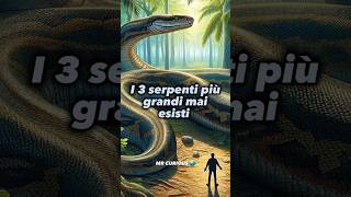 I tre serpenti più grandi mai esistiti Numero tre Pitone reticolato Titanoboa Gigantophis [upl. by Ateikan]