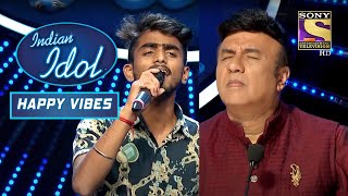 Ridham के Aaj Ibadat Performance में खो गए Anu जी  Indian Idol  Happy Vibes [upl. by Arremat]