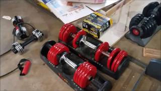 Powerblock vs Ironmaster vs Bowflex vs Vivafit  Dumbbell Review [upl. by Hildagard345]