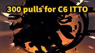 Pulling for C6 Itto  Genshin Impact [upl. by Allimak]