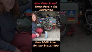 New Video Alert  How to Inspect a Motorcycles Spark Plugs amp Oil [upl. by Keyte]