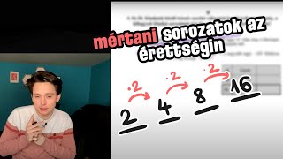 MÉRTANI SOROZATOK a matekérettségin 👌 [upl. by Asennav]