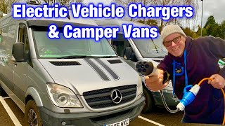 Using EV chargers For Camper vans  your questions  Big van small world waffle on wednesday [upl. by Dnumde260]