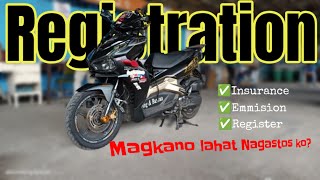 Paano mag Rehistro ng Motor ngayong 2024  Magkano Ang nagastos kuyakingopisyal [upl. by Philander]