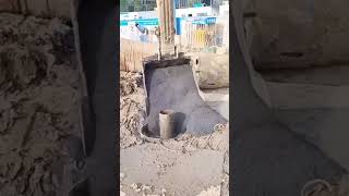 Gravel filling process for well pipe wall [upl. by Andrei61]