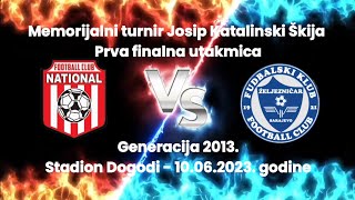 I Finale ŠF National Mostar  FK Željezničar 21 Turnir Josip Katalinski Škija  Generacija 2013 [upl. by Ueihttam274]