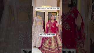 Your dream bridal lehenga awaits Ladies listen to your inner voice and visit Tahini Creation [upl. by Amluz]