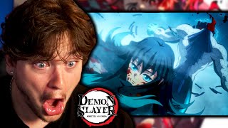 🥶MUICHIRO THE ICE HASHIRA 🥶 Demon Slayer Season 3 reaction [upl. by Anilak650]