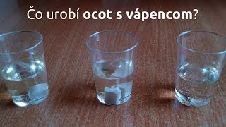 Pokusy z fyziky a chémie – Ocot a vápenec [upl. by Libenson]