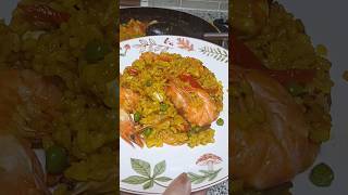 🥘 PAELLA DE MARISCO 👌 receta rápida 💨 [upl. by Erapsag]