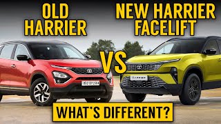 Harrier facelift 2023 VS old Harrier  Whats New in Harrier Facelift Tata Harrier 2023 launched [upl. by Armilda]