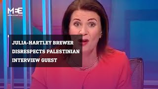 Julia HartleyBrewer sparks controversy with conduct towards Mustafa Barghouti during interview [upl. by Sirroned]