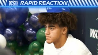 Malachi Moreno picks KENTUCKY  Rapid Reaction [upl. by Domel252]