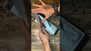 Testing RayTheSharpeners Whetstones fyp knife knifesharpening satisfying [upl. by Ursi]