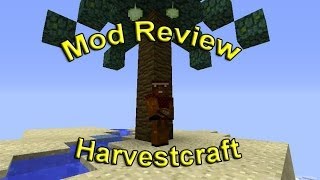 Minecraft 164 Harvestcraft mod review [upl. by Aropizt]