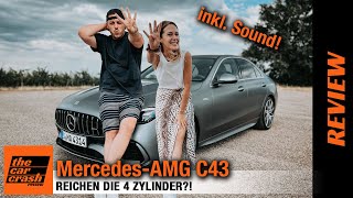 MercedesAMG C 43 im Test 2022 Reichen seine 4Zylinder 🧡 Fahrbericht  Review  Preis  Sound [upl. by Yboj]