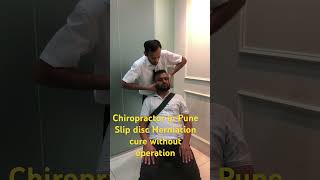 Neck pain Chiropractor Slip Disc protrusion Herniation C5C6 cure without operation [upl. by Eey]