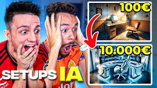 SETUP DE 100€ Vs SETUP DE 10000€ con INTELIGENCIA ARTIFICIAL  Ampeter [upl. by Enyrehtak]