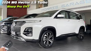 2024 MG Hector Sharp Pro CVT  MG Hector 15 Turbo  Petrol Suv Under 25 lakh [upl. by Ahsienal605]